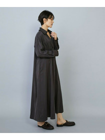 【MOGA】【Lサイズ】フィブリルサテンフレアワンピース 詳細画像 ブラウン 17