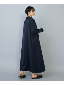 【MOGA】【Lサイズ】フィブリルサテンフレアワンピース 詳細画像 ブラウン 5