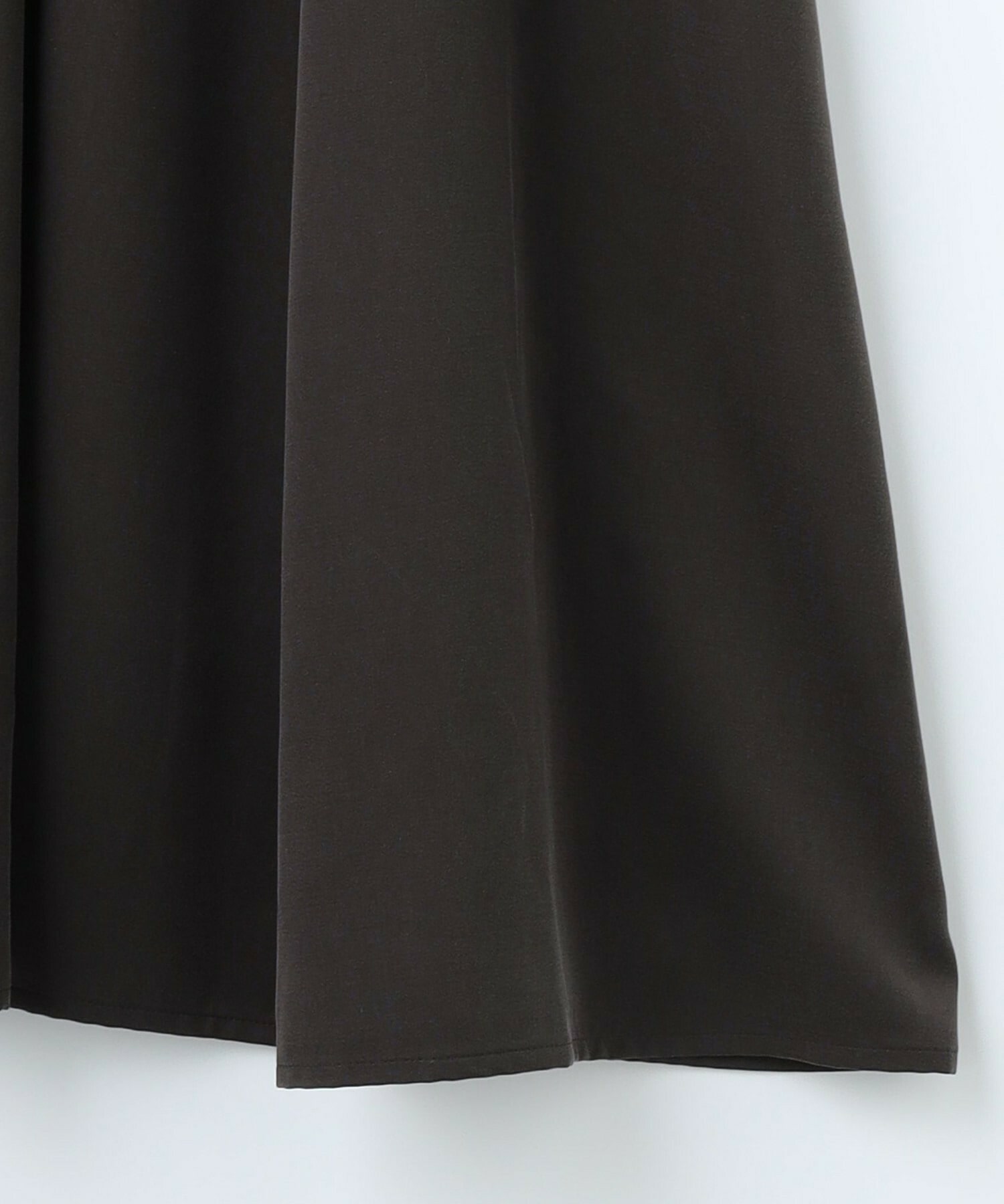 【MOGA】【Lサイズ】フィブリルサテンフレアワンピース 詳細画像 ブラウン 26