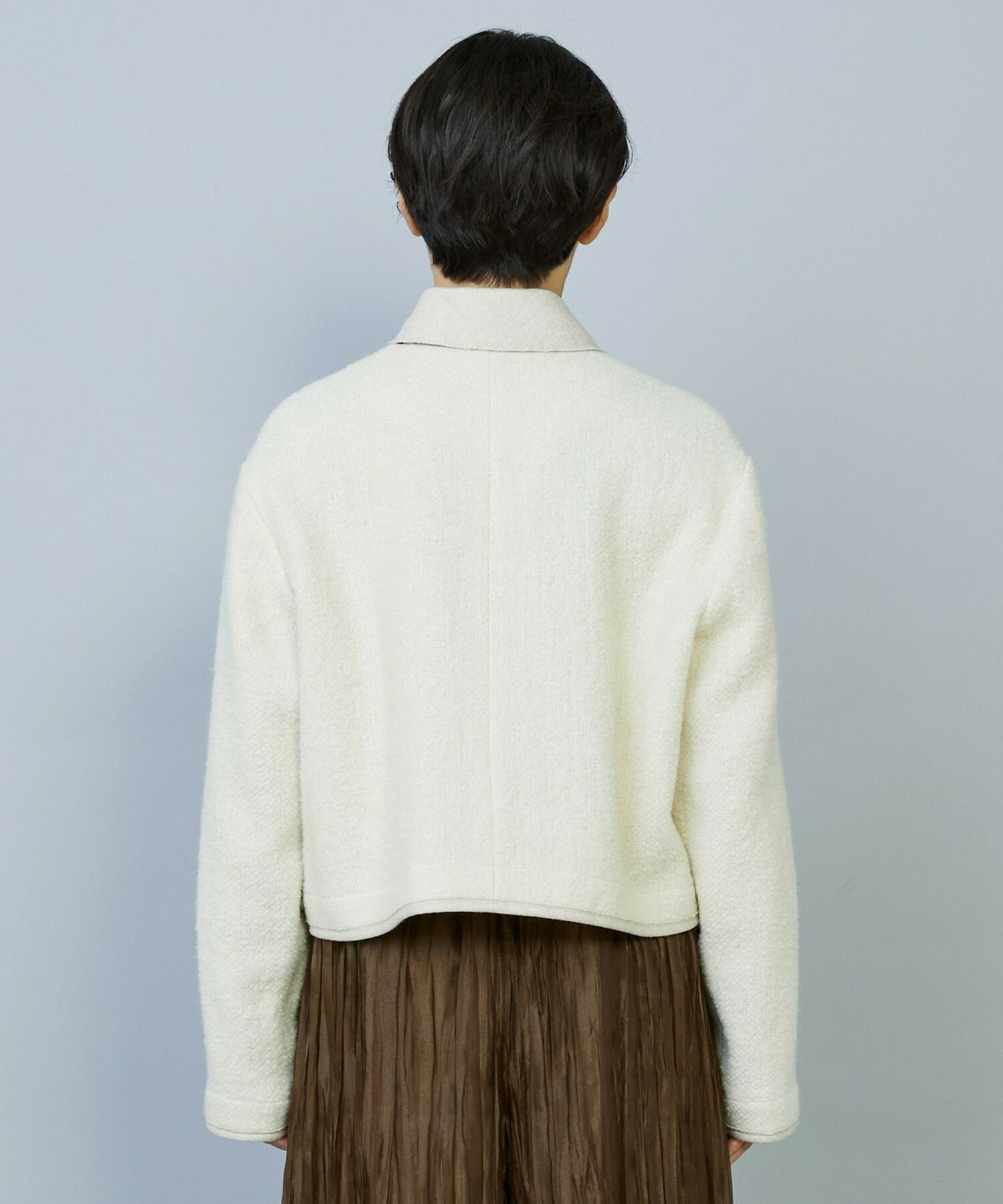 【MOGA】【Lサイズ】リングツイードジャケット 詳細画像 アイボリー 21