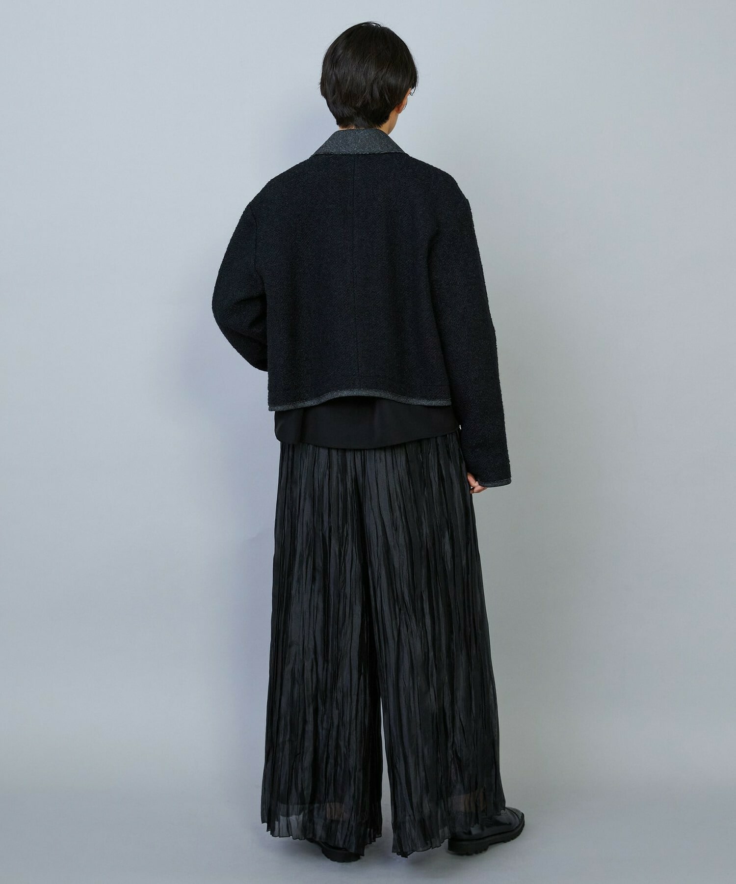 【MOGA】【Lサイズ】リングツイードジャケット 詳細画像 アイボリー 6