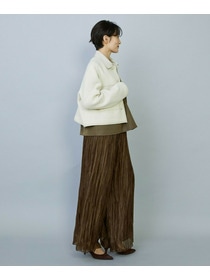 【MOGA】【Lサイズ】グローオーガンジーランダムプリーツパンツ 詳細画像 カーキ 19