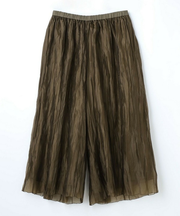 【MOGA】【Lサイズ】グローオーガンジーランダムプリーツパンツ