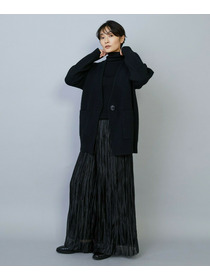 【MOGA】【Lサイズ】ラクーンダブルフェイスジャケットライクカーディガン 詳細画像 ブラック 4