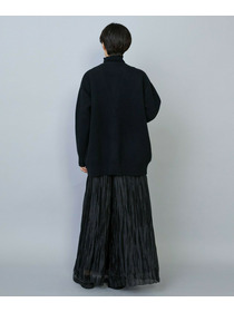 【MOGA】【Lサイズ】ラクーンダブルフェイスジャケットライクカーディガン 詳細画像 ブラック 6