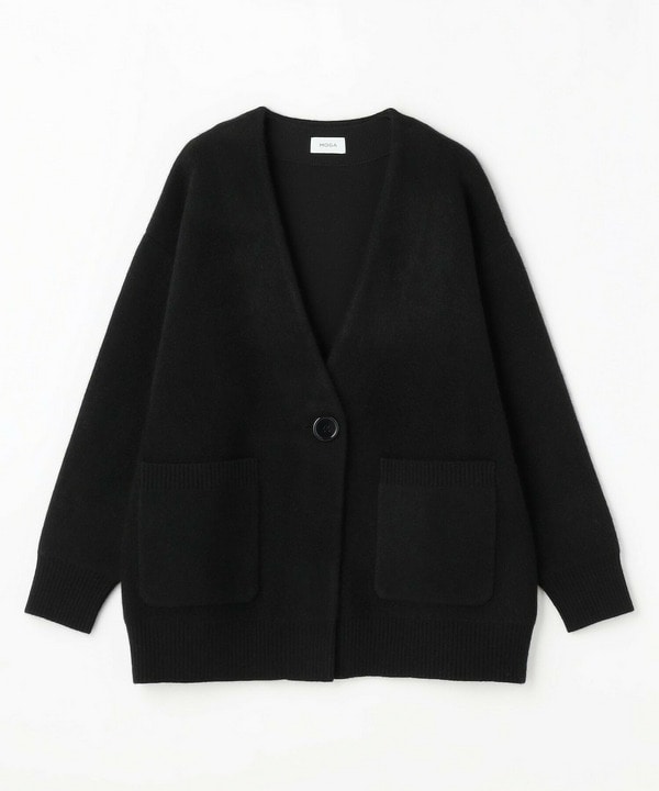 【MOGA】【Lサイズ】ラクーンダブルフェイスジャケットライクカーディガン