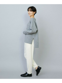 【MOGA】【Lサイズ】WOOLEN×AMOSSA ドルマンスリーブ配色ニット 詳細画像 グレー系その他 14