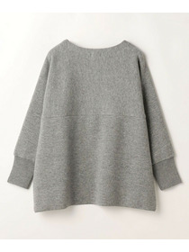 【MOGA】【Lサイズ】WOOLEN×AMOSSA ドルマンスリーブ配色ニット 詳細画像 グレー系その他 24
