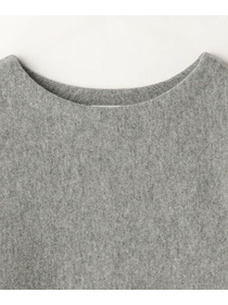 【MOGA】【Lサイズ】WOOLEN×AMOSSA ドルマンスリーブ配色ニット 詳細画像 グレー系その他 25