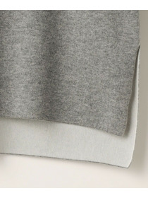 【MOGA】【Lサイズ】WOOLEN×AMOSSA ドルマンスリーブ配色ニット 詳細画像 グレー系その他 27