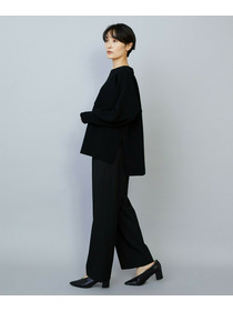 【MOGA】【Lサイズ】WOOLEN×AMOSSA ドルマンスリーブ配色ニット 詳細画像 グレー系その他 3