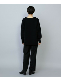 【MOGA】【Lサイズ】WOOLEN×AMOSSA ドルマンスリーブ配色ニット 詳細画像 グレー系その他 4