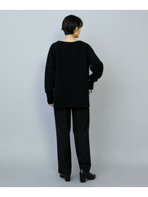 【MOGA】【Lサイズ】WOOLEN×AMOSSA ドルマンスリーブ配色ニット 詳細画像 グレー系その他 5