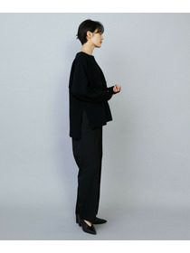 【MOGA】【Lサイズ】WOOLEN×AMOSSA ドルマンスリーブ配色ニット 詳細画像 グレー系その他 6