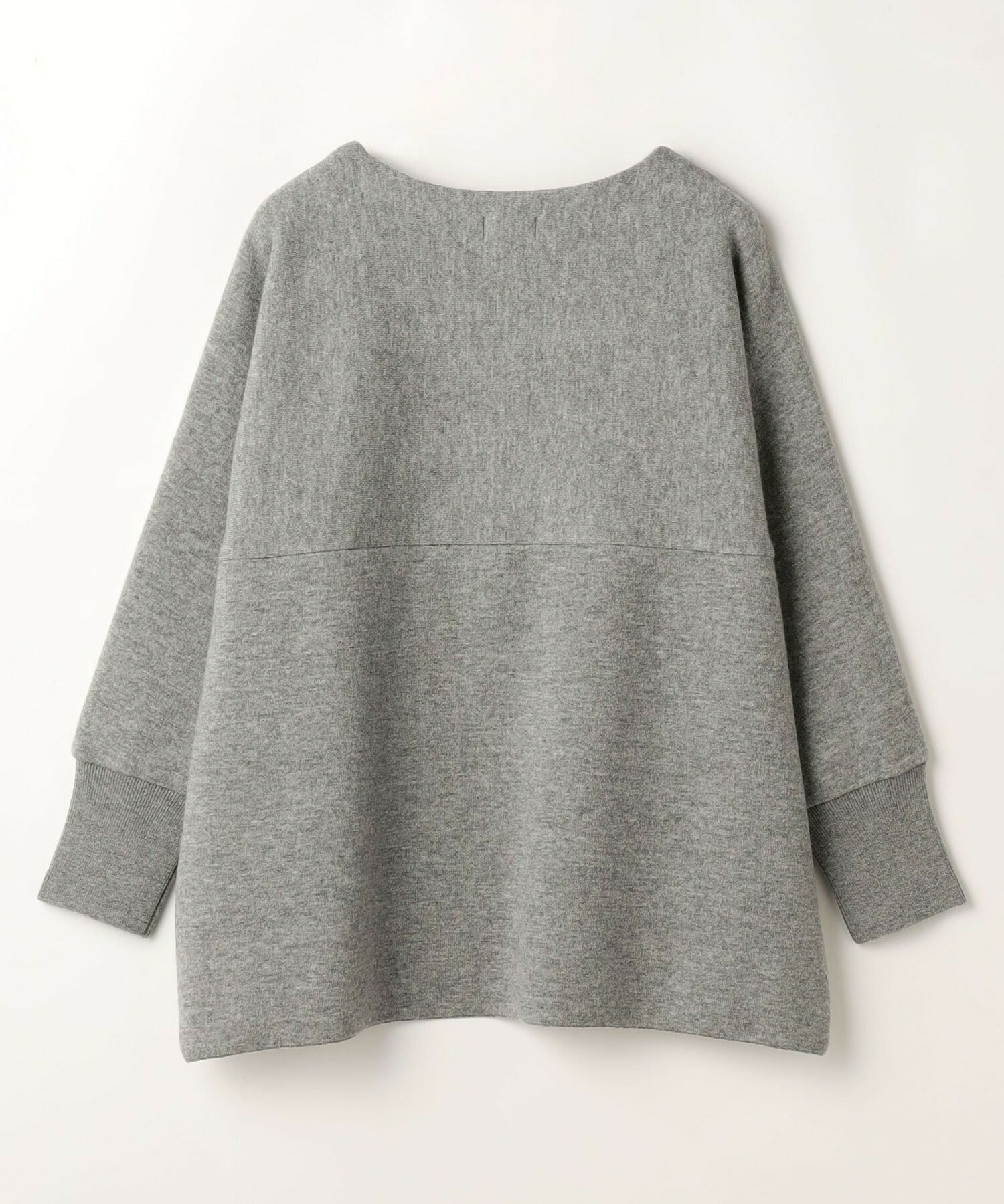 【MOGA】【Lサイズ】WOOLEN×AMOSSA ドルマンスリーブ配色ニット 詳細画像 グレー系その他 24