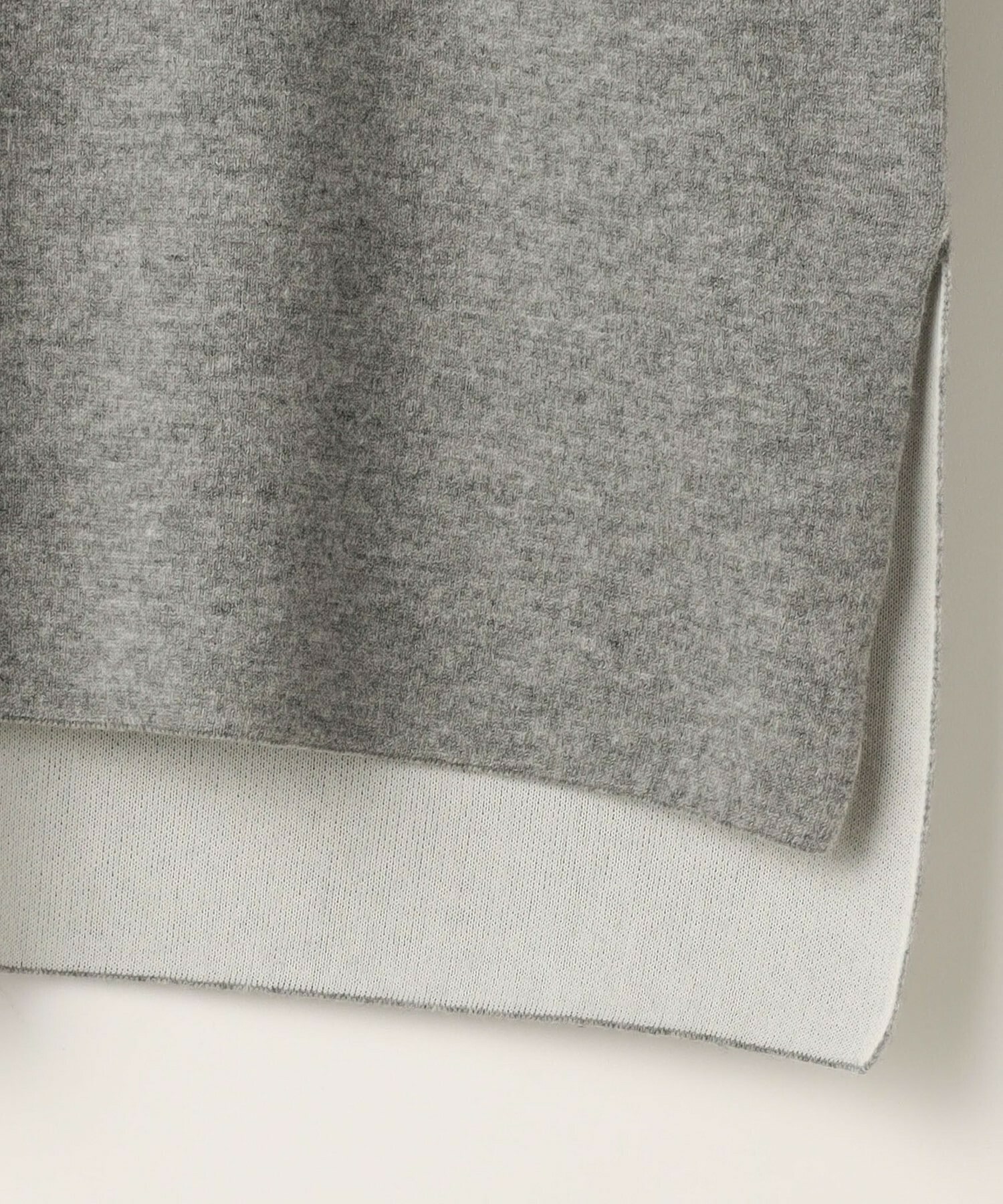 【MOGA】【Lサイズ】WOOLEN×AMOSSA ドルマンスリーブ配色ニット 詳細画像 グレー系その他 27