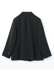 【wb】【Lサイズ】wb トリアセドライジョーゼットテーラードジャケット 詳細画像 ダークネイビー 24