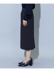 【wb】【Lサイズ】wb トリアセドライジョーゼットストレートタイトスカート 詳細画像 ダークネイビー 19