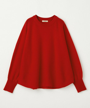 【MOGA】【Lサイズ】クーマラムラウンドネックニット 詳細画像 レッド 1