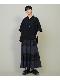 【FRAPBOIS】メローフリル ブラウス 詳細画像 ブラック 19