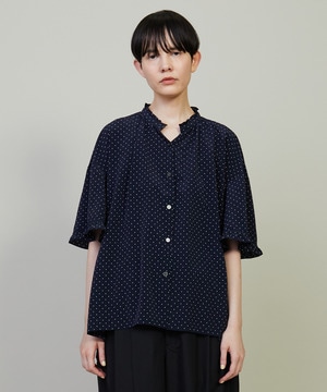 【FRAPBOIS】メローフリル ブラウス 詳細画像 ネイビー 1