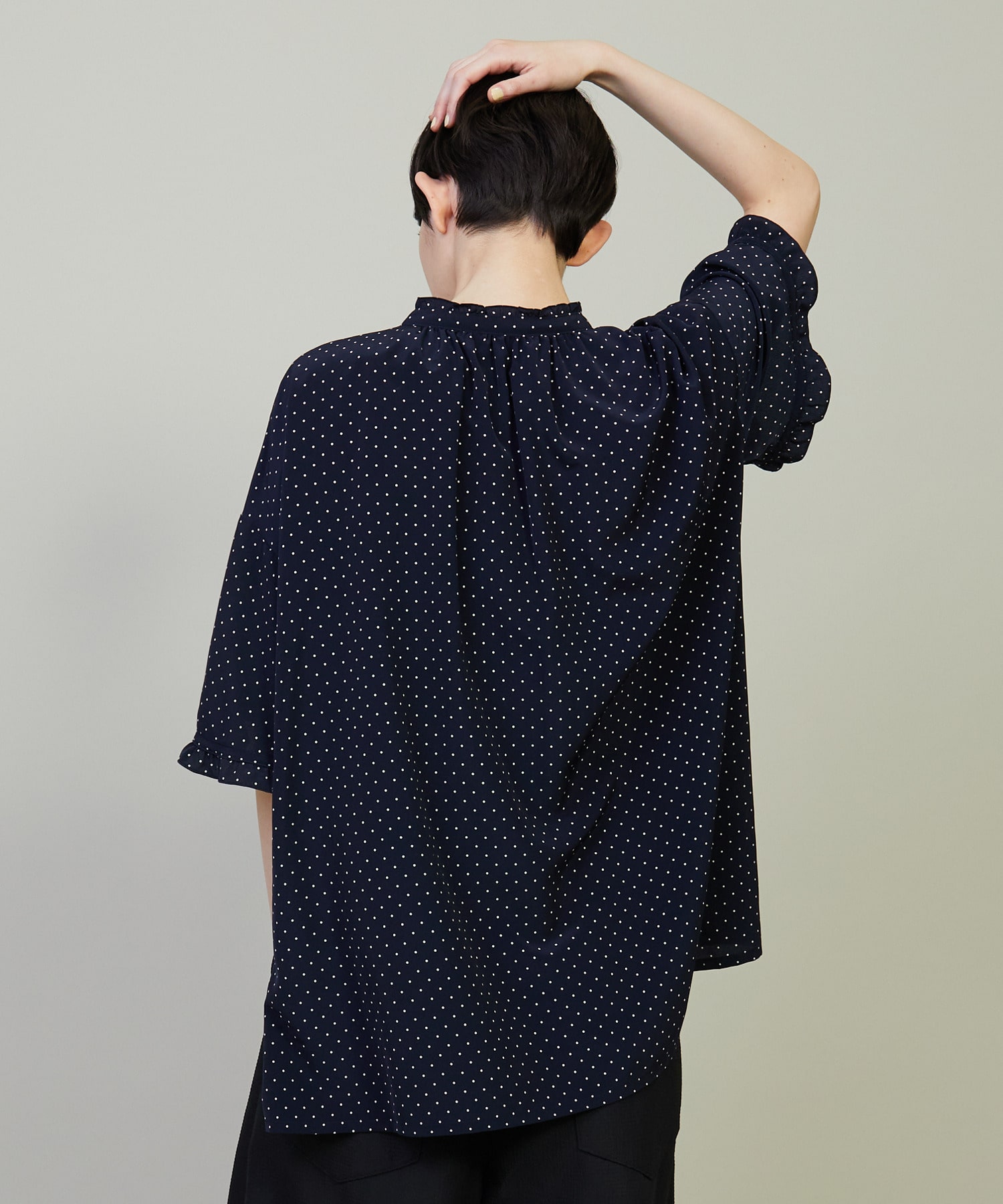 【FRAPBOIS】メローフリル ブラウス 詳細画像 ブラック 11