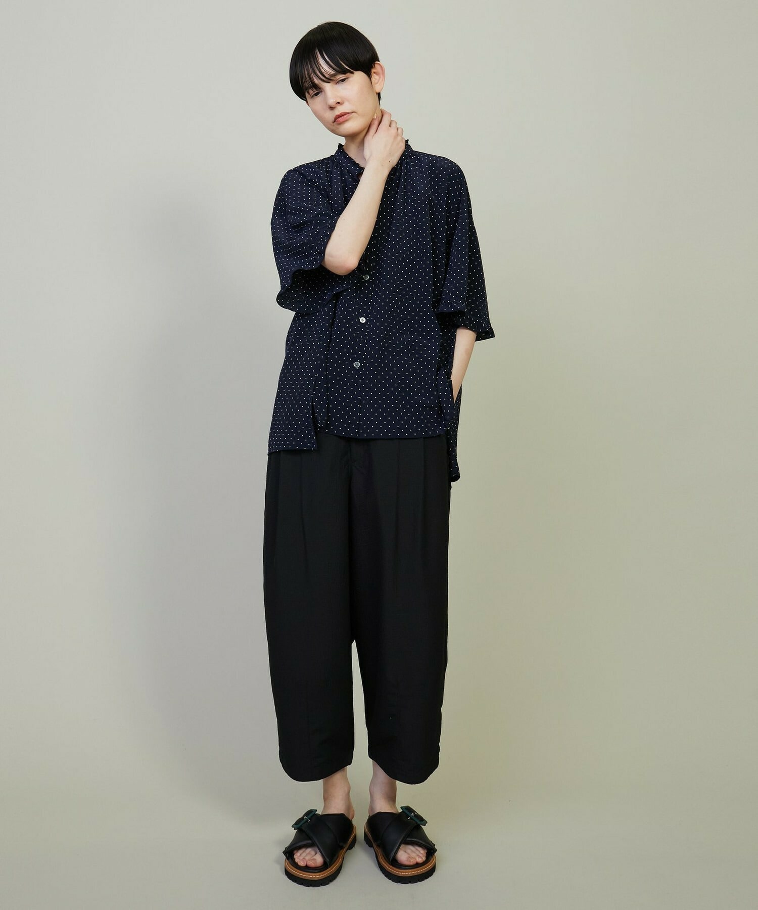 【FRAPBOIS】メローフリル ブラウス 詳細画像 ブラック 14