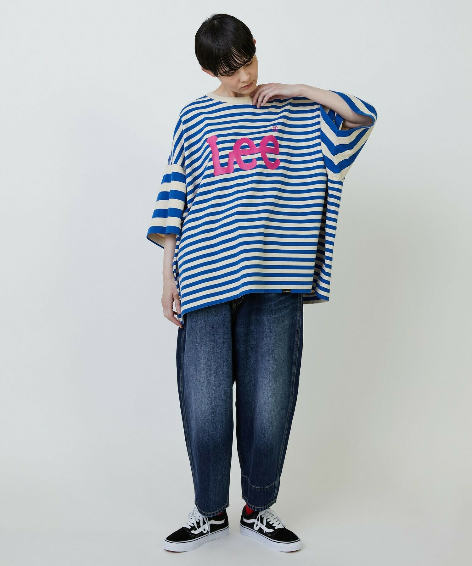 【FRAPBOIS】Lee×FRAPBOIS BIGTシャツ 詳細画像 ブラック 9