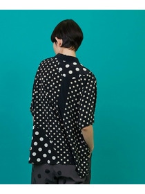 【FRAPBOIS】ドットデシン シャツ 詳細画像 ブラック 13