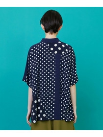【FRAPBOIS】ドットデシン シャツ 詳細画像 ブラック 2