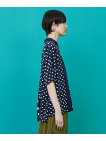 【FRAPBOIS】ドットデシン シャツ 詳細画像 ブラック 3