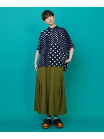 【FRAPBOIS】ドットデシン シャツ 詳細画像 ブラック 6