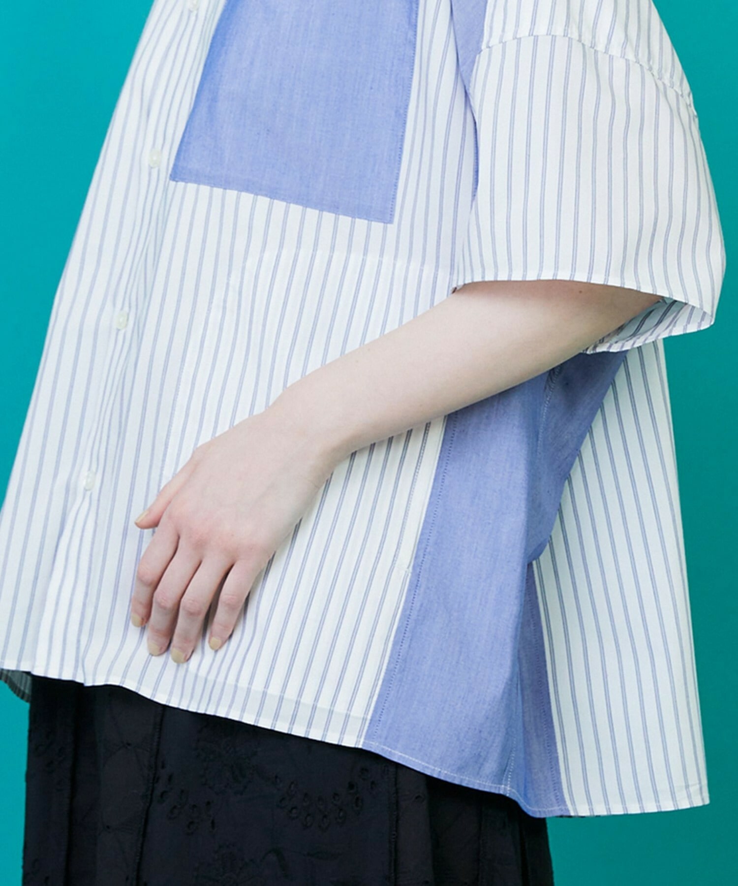 【FRAPBOIS】ワイディーシャツ 詳細画像 ブラック 4