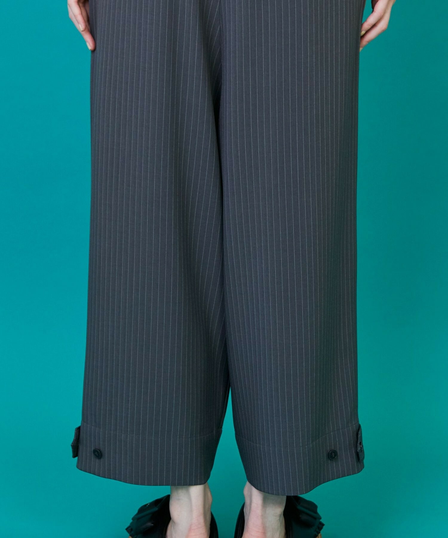 [FRAPBOIS] Dopal 褲子 海軍藍 6 號細部圖