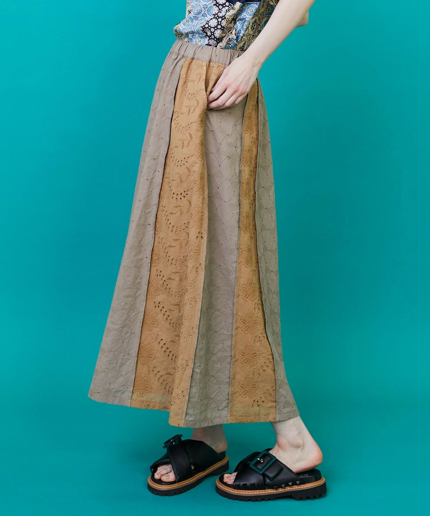 【FRAPBOIS】レレースカート 詳細画像 ブラック 1