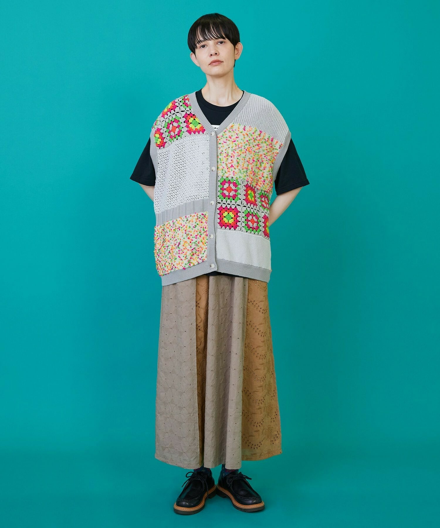 【FRAPBOIS】レレースカート 詳細画像 ブラック 12