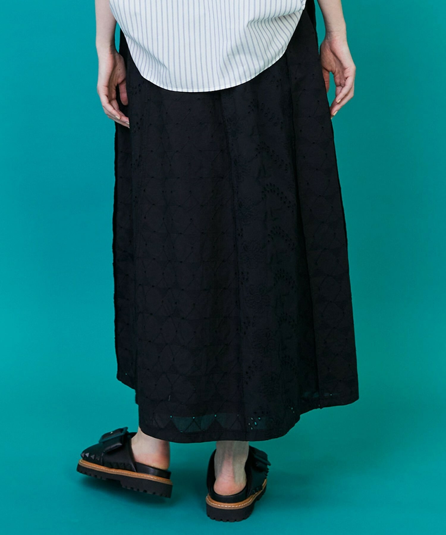 【FRAPBOIS】レレースカート 詳細画像 ブラック 16