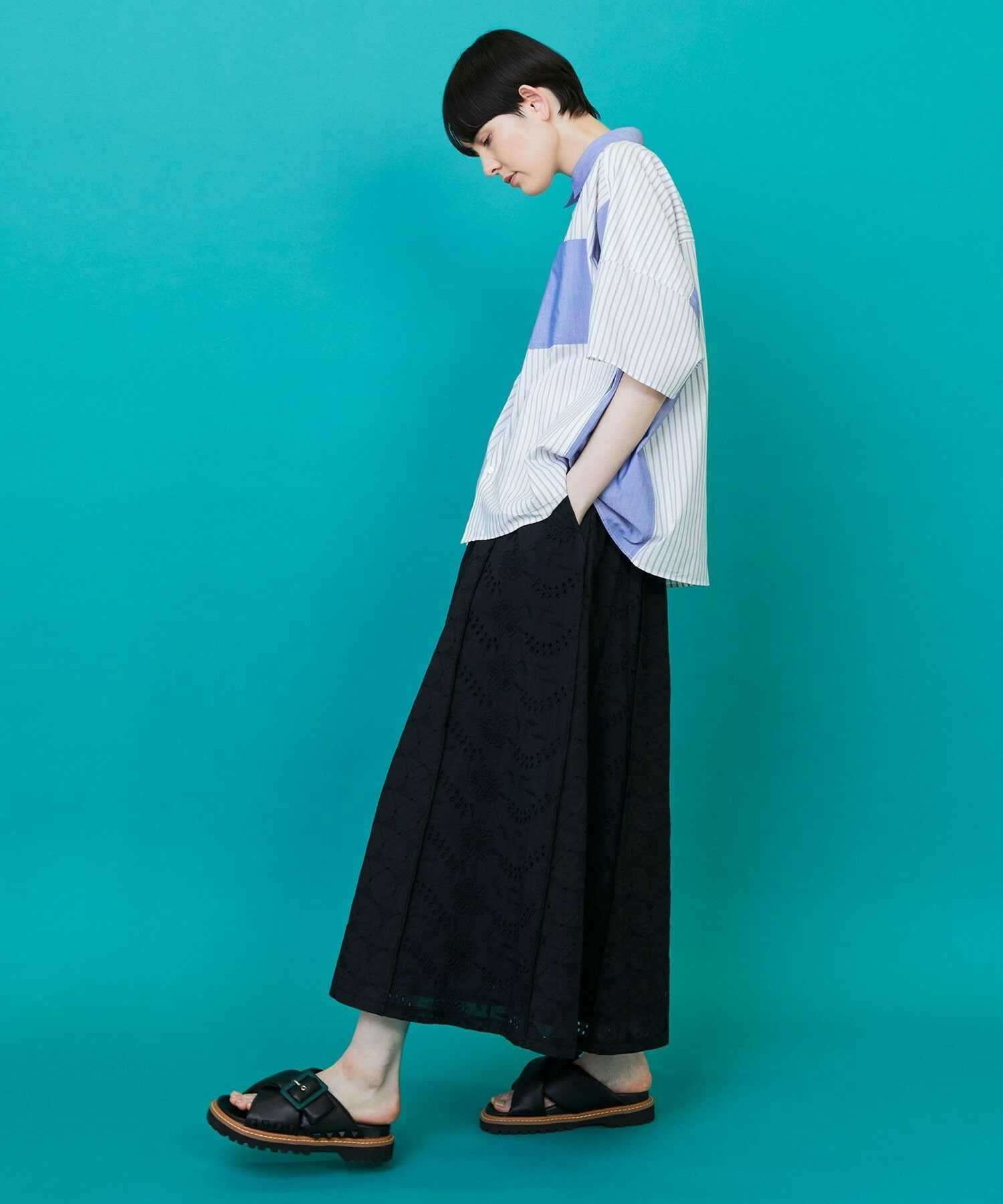 【FRAPBOIS】レレースカート 詳細画像 ブラック 20