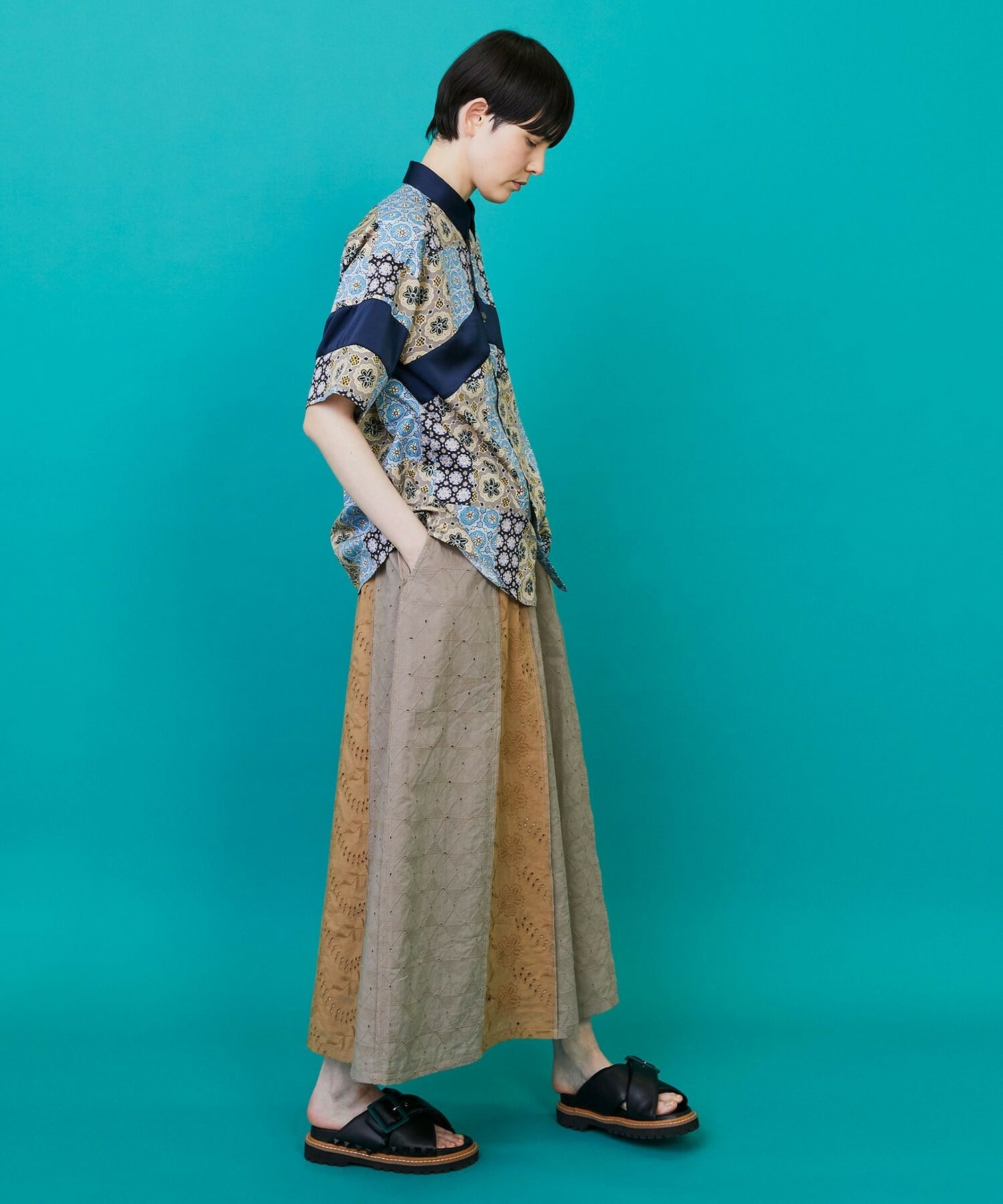 【FRAPBOIS】レレースカート 詳細画像 ブラック 9