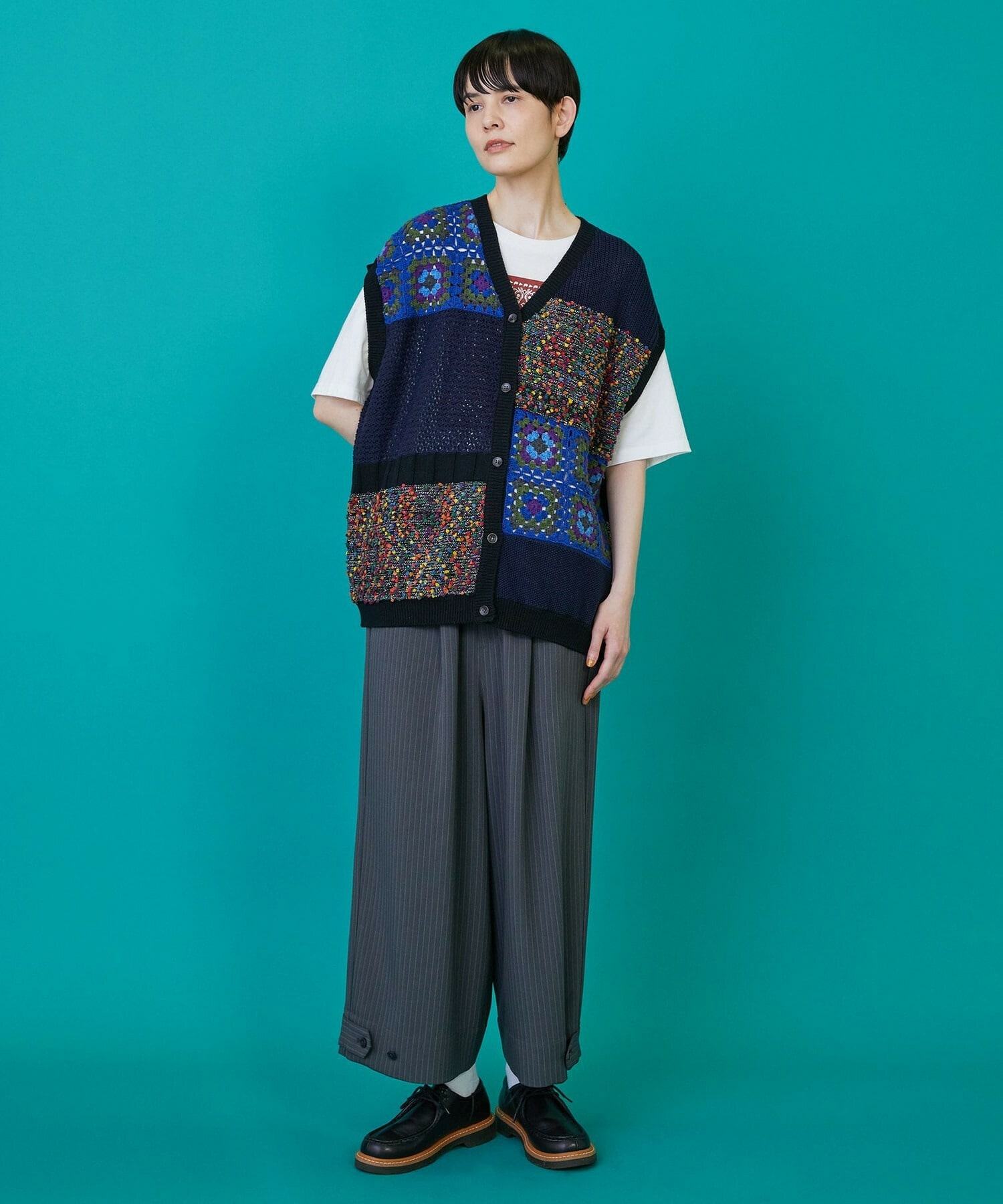 【FRAPBOIS】パッチベスト 詳細画像 ネイビー 18