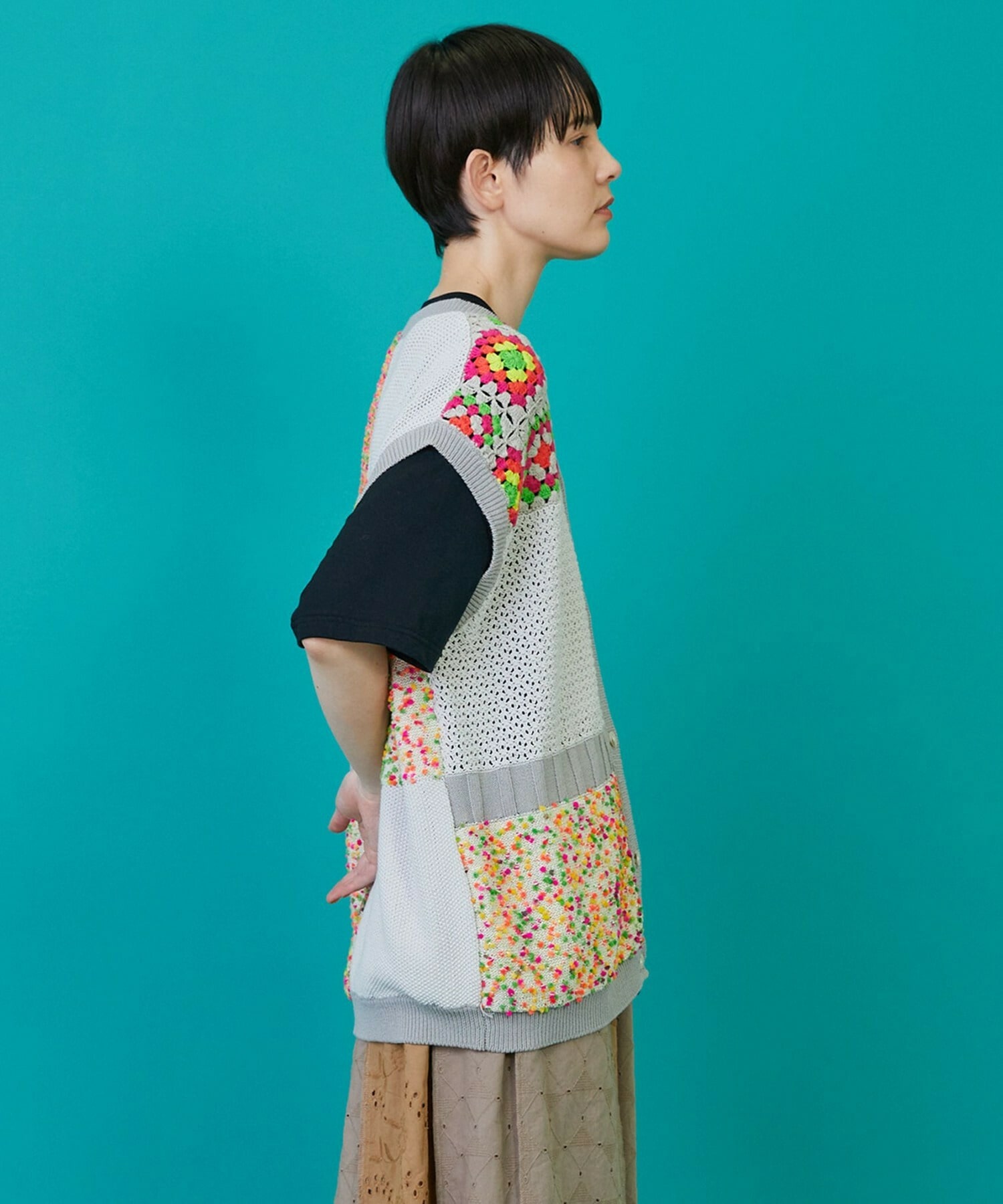 【FRAPBOIS】パッチベスト 詳細画像 ネイビー 3