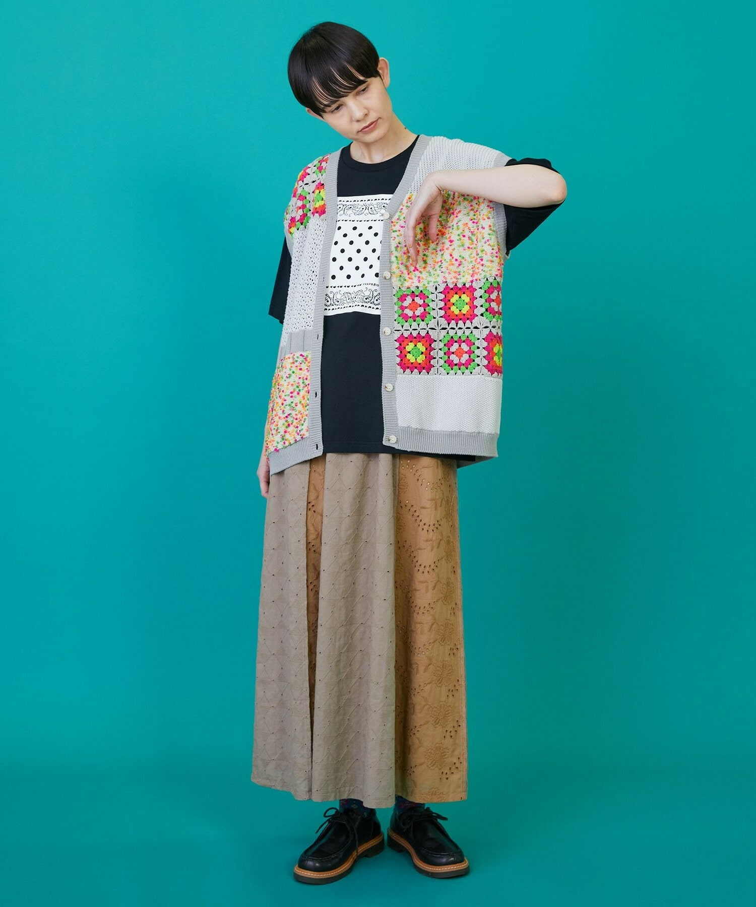 【FRAPBOIS】パッチベスト 詳細画像 ネイビー 8