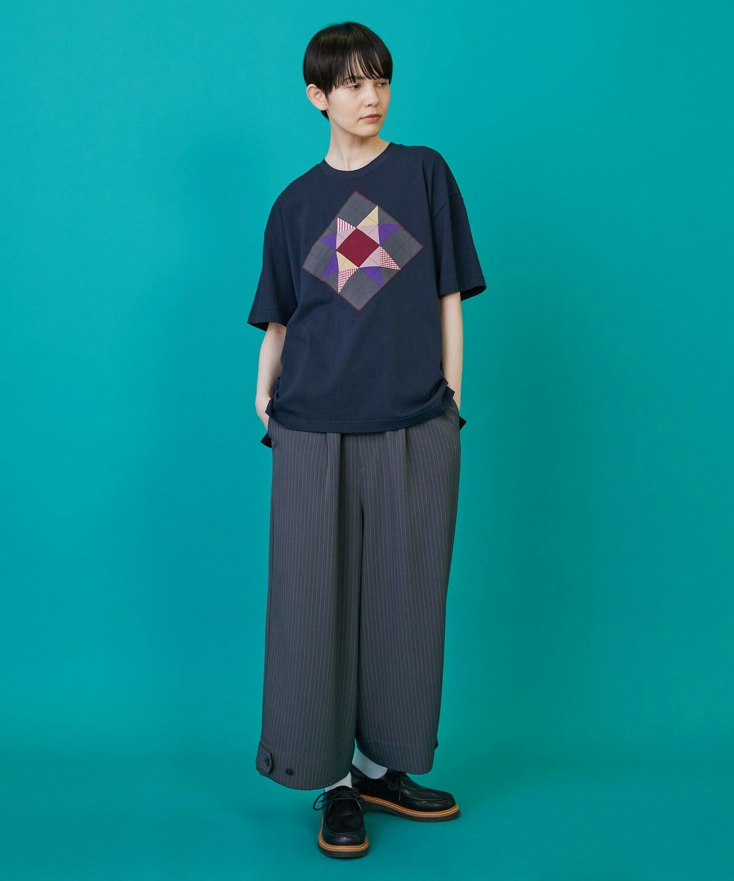 【FRAPBOIS】キルティックT 詳細画像 ネイビー 15