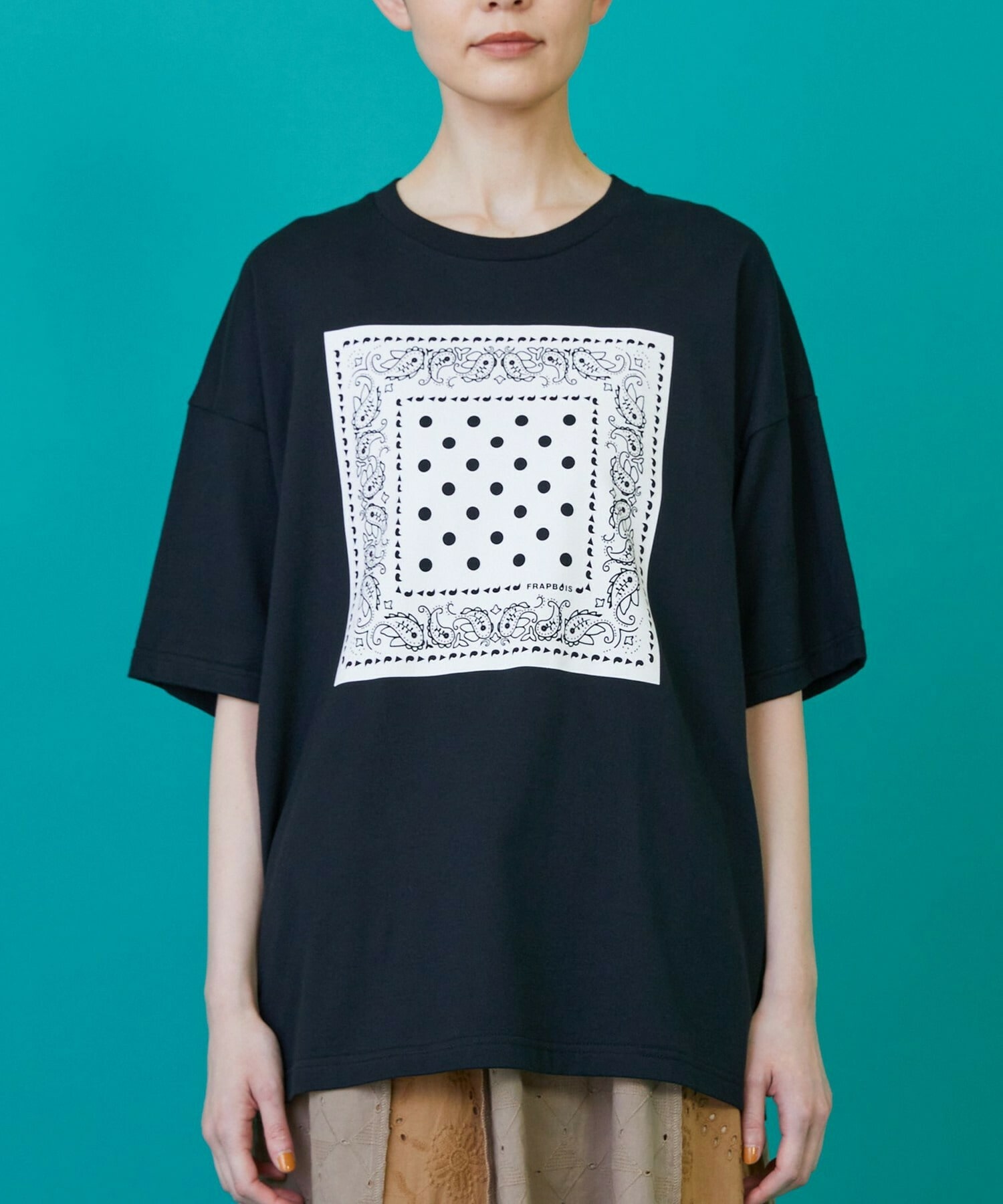 【FRAPBOIS】テイスバンダナT 詳細画像 ホワイト 4