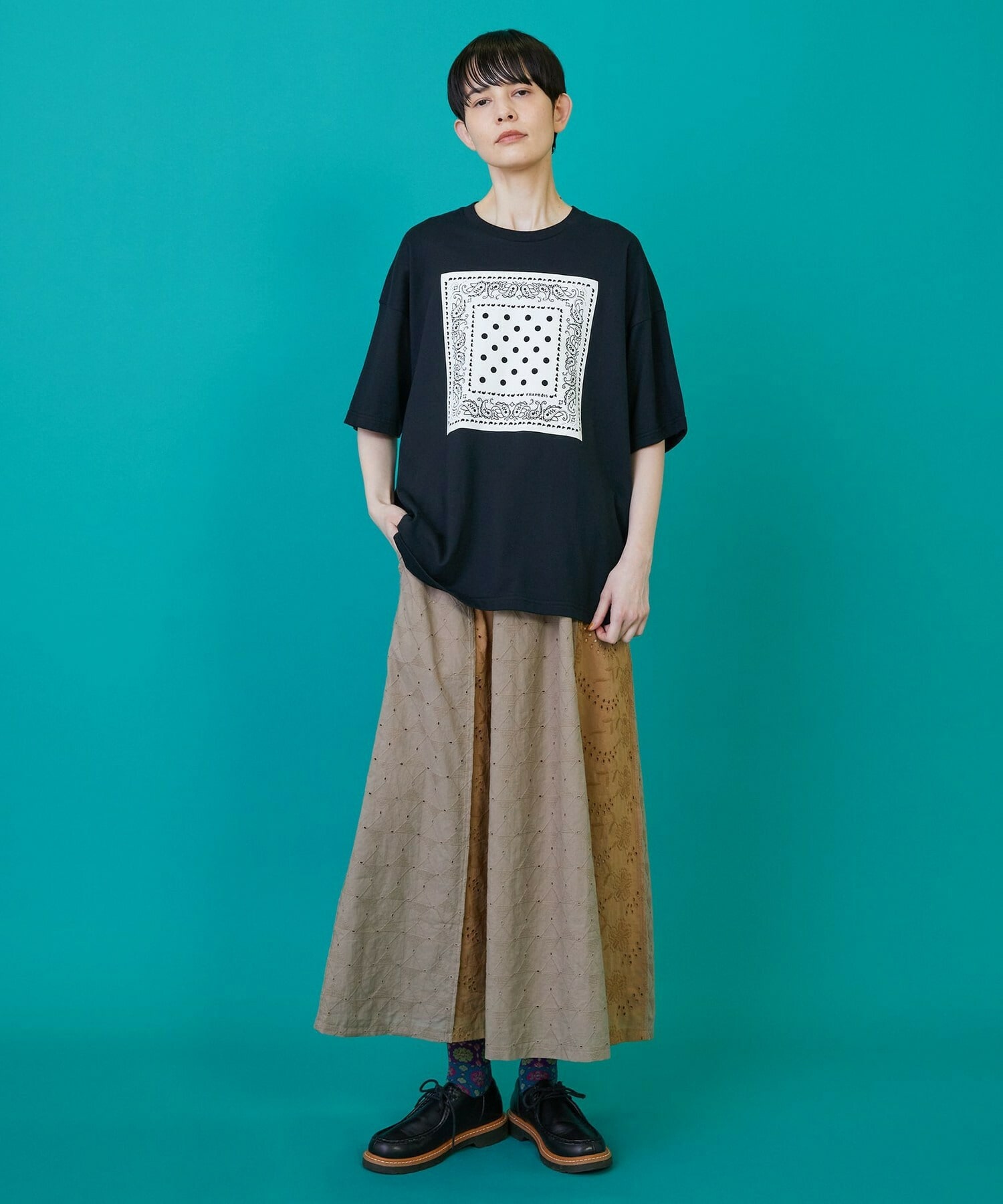 【FRAPBOIS】テイスバンダナT 詳細画像 ホワイト 6