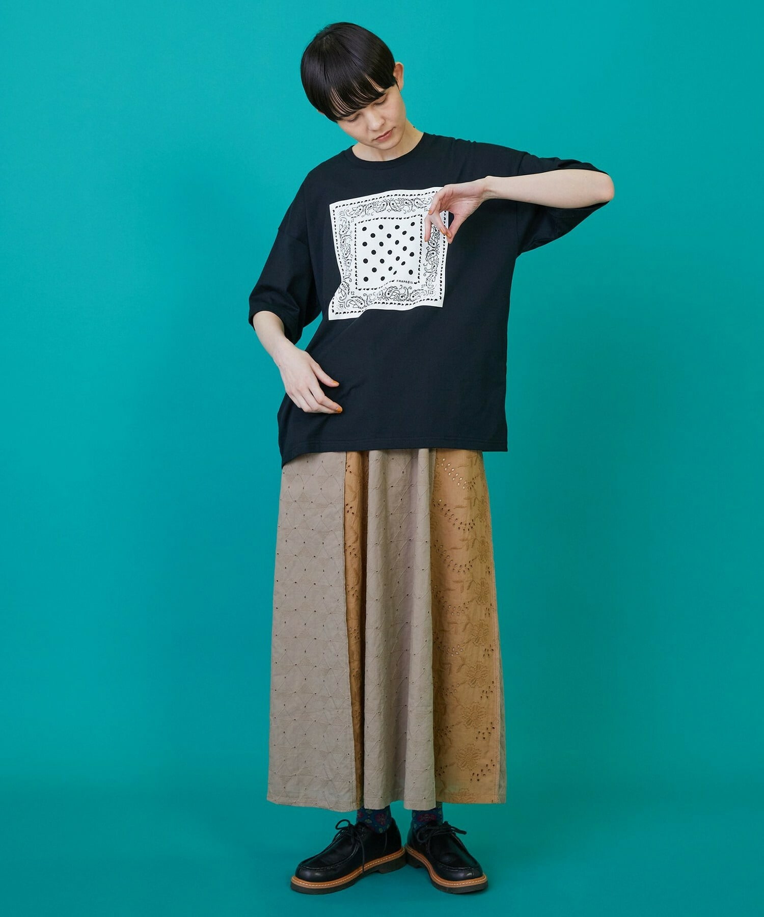 【FRAPBOIS】テイスバンダナT 詳細画像 ホワイト 7