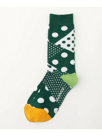 【FRAPBOIS】ミックスドットソックス 詳細画像 ブラック 1