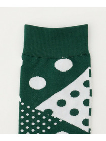 【FRAPBOIS】ミックスドットソックス 詳細画像 ブラック 2