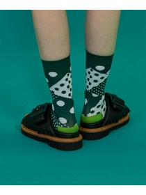 【FRAPBOIS】ミックスドットソックス 詳細画像 ブラック 7