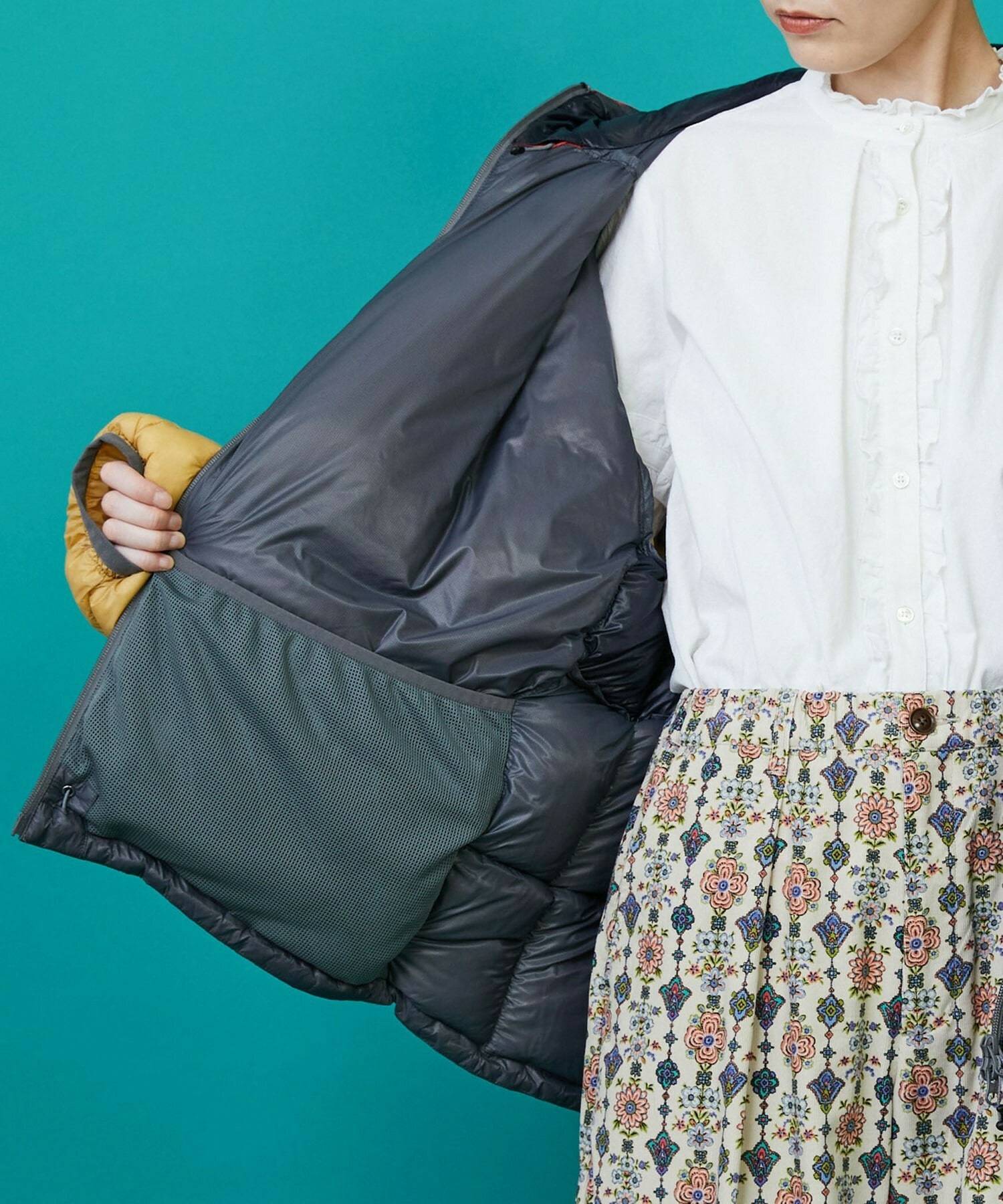 【FRAPBOIS】FRAPBOIS×WILD THINGS 中綿ブルゾン 詳細画像 マルチ 8